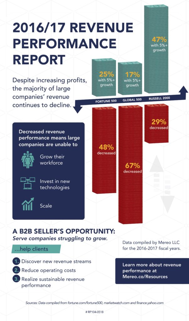 revenue performance report infographic