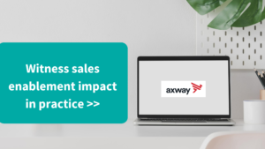 Axway sales enablement program